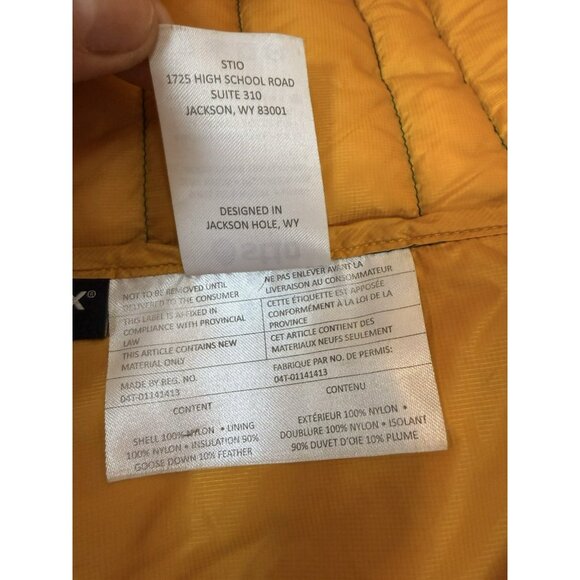 $249 Stio PINION 800 Down Sweater Fullzip Women's Med Hillside Spruce Green - Picture 14 of 16